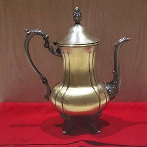 1940's Sheridan Teapot Silver on Copper